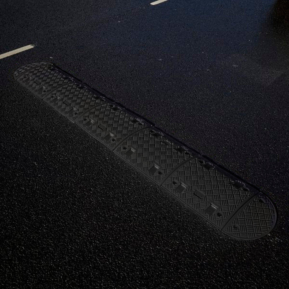 Speed Ramp in Black with 50mm Heavy Duty Sections - 4m Complete Kit Speed Ramps > Speed Bumps > Sleeping Policeman > Car Park > Traffic > One Stop For Safety