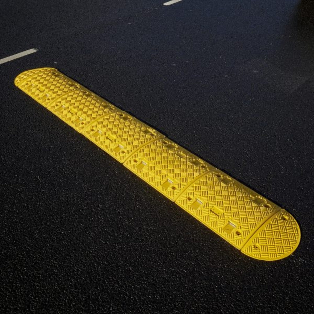 Speed Ramp in Yellow with 50mm Heavy Duty Sections - 4m Complete Kit Speed Ramps > Speed Bumps > Sleeping Policeman > Car Park > Traffic > One Stop For Safety