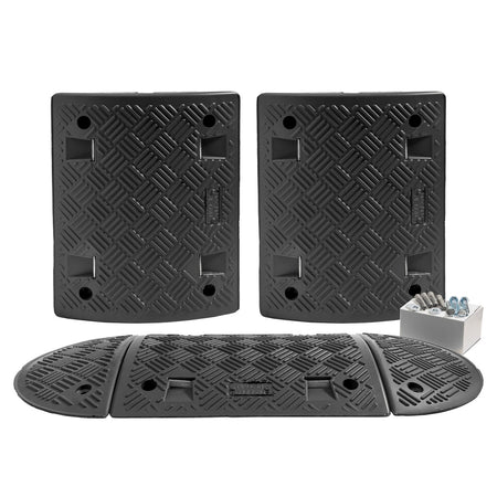 Speed Ramp in Black with 75mm Heavy Duty Sections - 2m Complete Kit Speed Ramps > Speed Bumps > Sleeping Policeman > Car Park > Traffic > One Stop For Safety