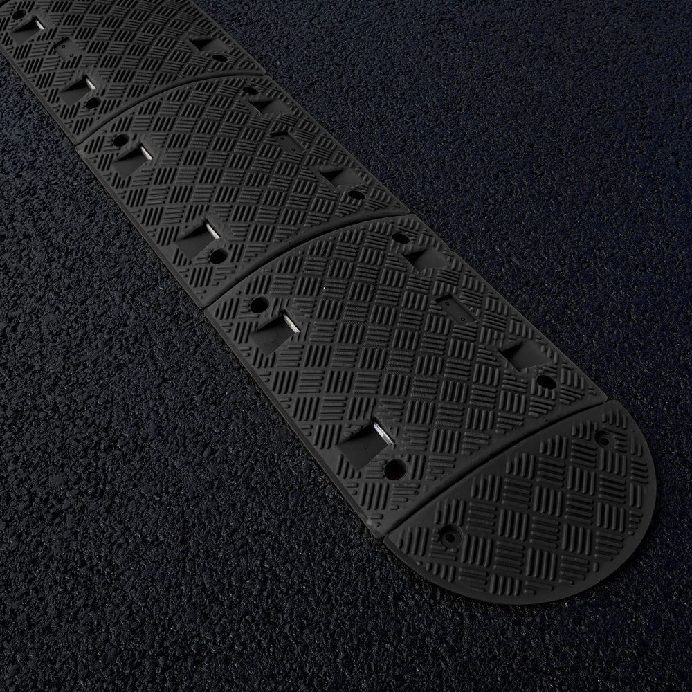 Speed Ramp in Black with 75mm Heavy Duty Sections - 6m Complete Kit Speed Ramps > Speed Bumps > Sleeping Policeman > Car Park > Traffic > One Stop For Safety
