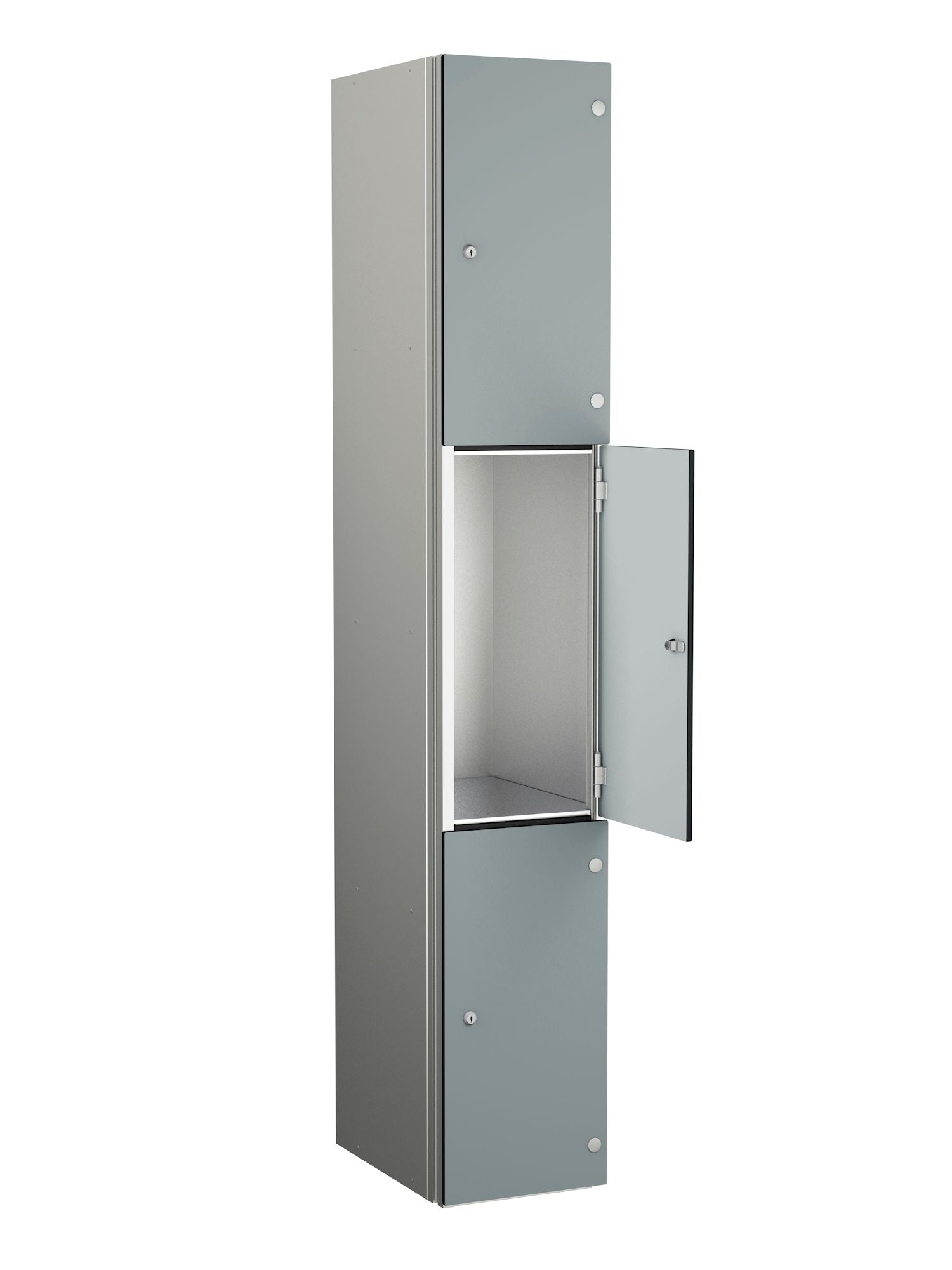 ZENBOX WET AREA LOCKERS WITH SGL DOORS - DUST SILVER 3 DOOR Storage Lockers > Lockers > Cabinets > Storage > Probe > One Stop For Safety   