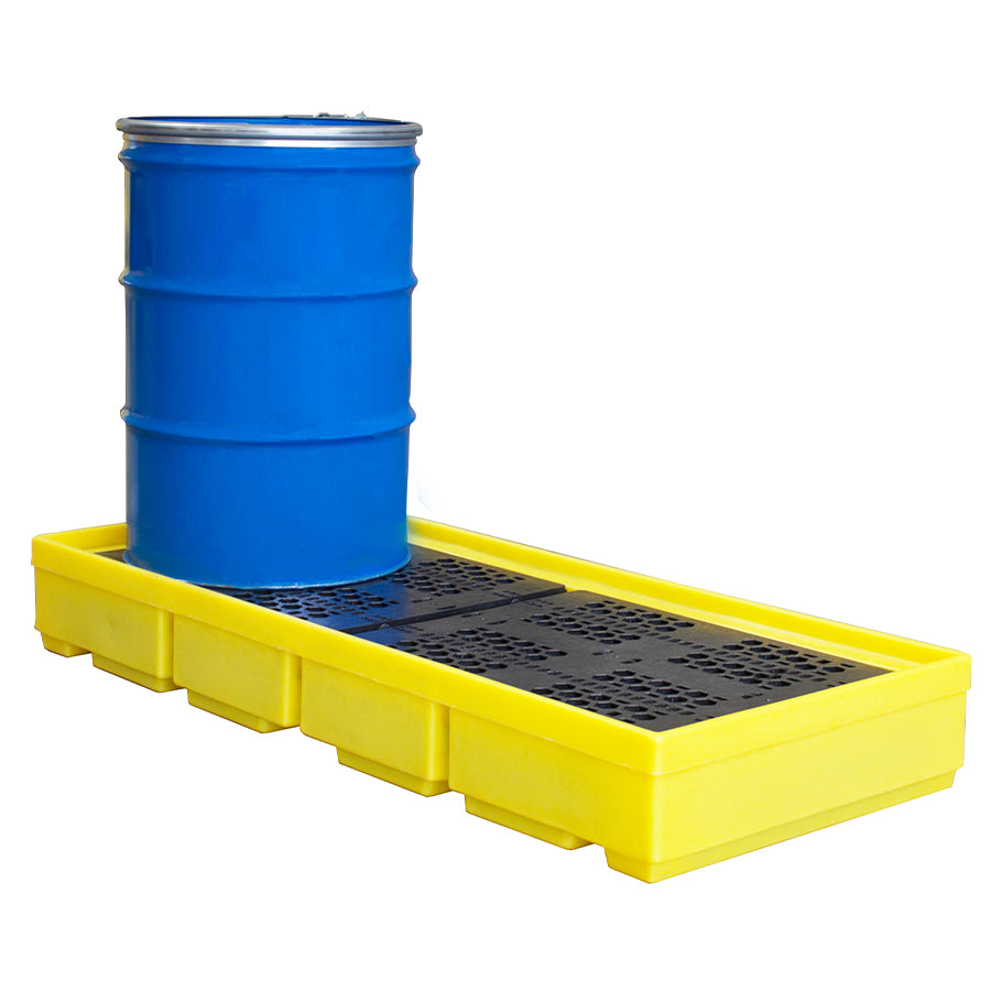 BP3 3 Drum Spill Pallet with Removable Grids - Suitable for 3 x 205 Litre Drums Spill Pallet > Drum Spill Pallet > Spill Containment > Spill Control > Romold > One Stop For Safety    