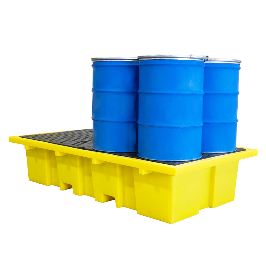 BP8 8 Drum Spill Pallet with High Capacity Sump & Removable Grids Spill Pallet > Drum Spill Pallet > Spill Containment > Spill Control > Romold > One Stop For Safety    