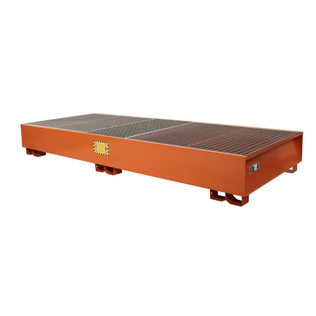 Justrite Triple Steel IBC Spill Pallet Bund with & 2-way Fork Lift Access - 3 x 1000ltr IBC Spill Pallet > IBC Storage Tank > Spill Containment > Spill Control > Romold > One Stop For Safety