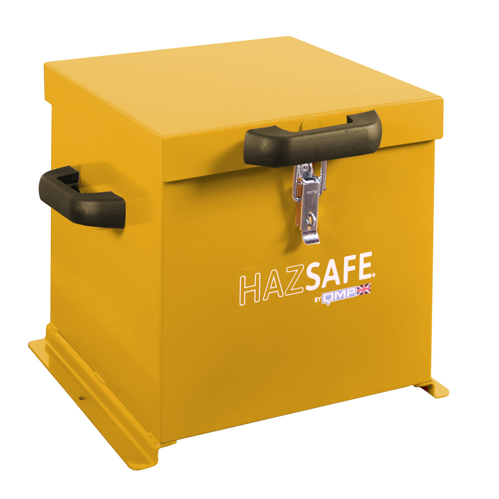 Scaffold Protection Box HazSafe Hazardous Site Security Box in Yellow with 16 Litre Sump Capac ...