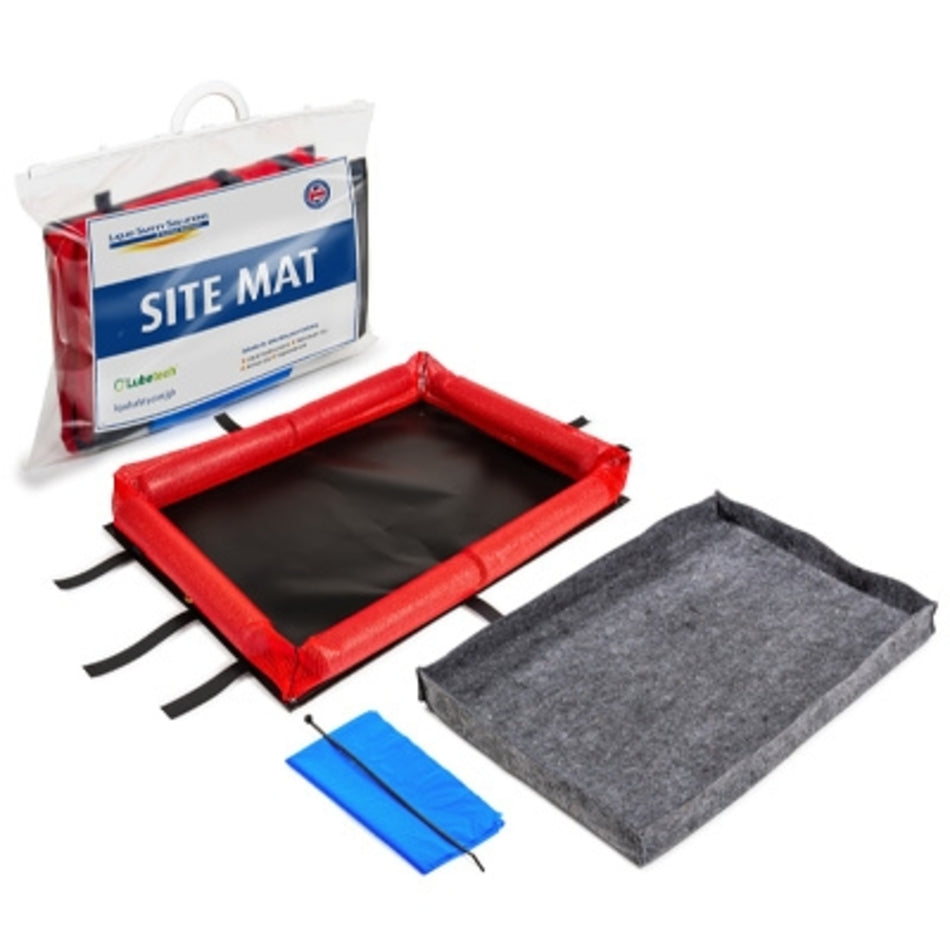 Portable Site Mat Base Unit & Liner Plus Kit - 400mm x 600mm Spill Pallet > Drum Spill Pallet > Spill Containment > Spill Control > Romold > One Stop For Safety   