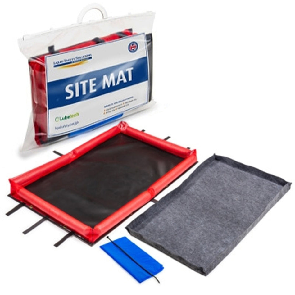 Portable Site Mat Base Unit & Liner Plus Kit - 600mm x 1000mm Spill Pallet > Drum Spill Pallet > Spill Containment > Spill Control > Romold > One Stop For Safety   