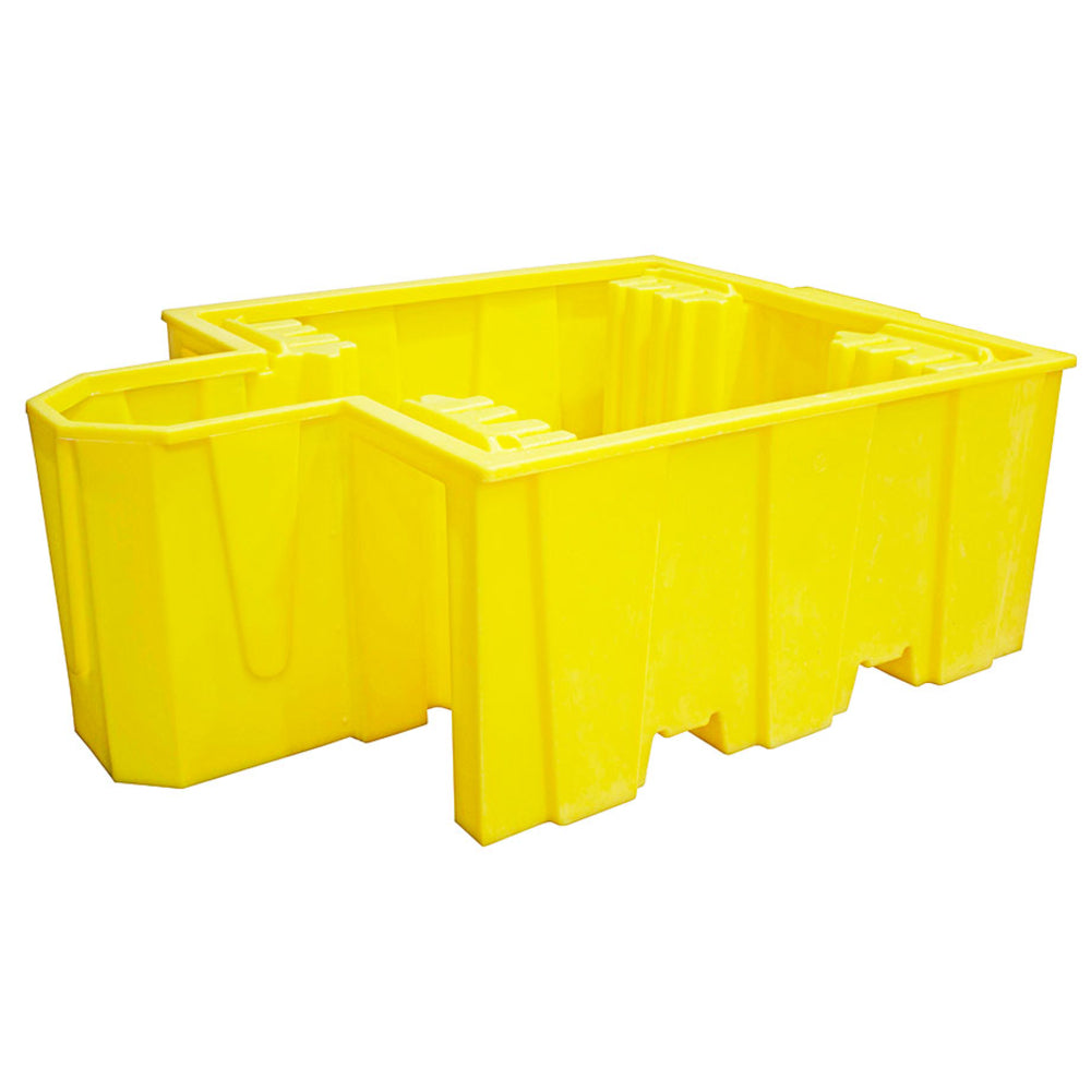 BB1D Stackable IBC Spill Pallet Bund with Integral Dispensing Area - Suitable for 1 x 1000ltr IBC Unit Spill Pallet > IBC Storage Tank > Spill Containment > Spill Control > Romold > One Stop For Safety