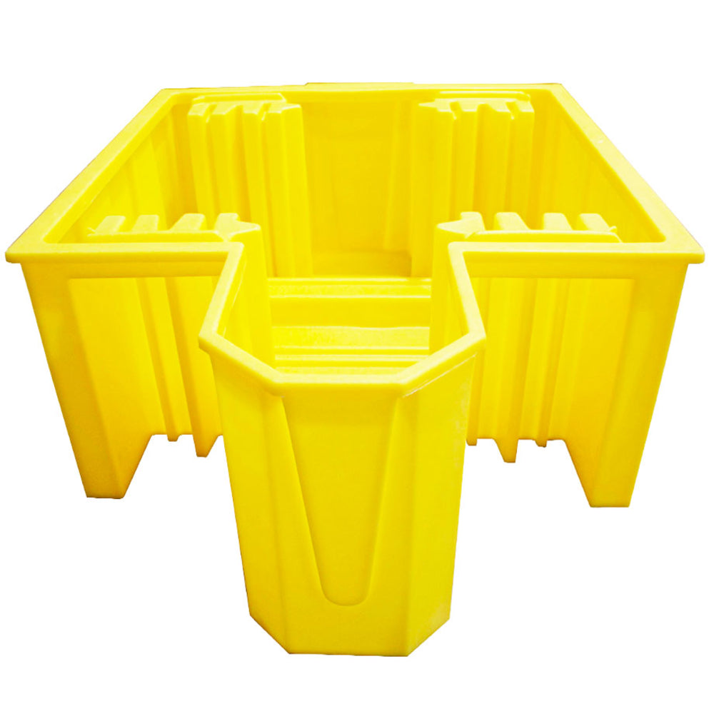 BB1D Stackable IBC Spill Pallet Bund with Integral Dispensing Area - Suitable for 1 x 1000ltr IBC Unit Spill Pallet > IBC Storage Tank > Spill Containment > Spill Control > Romold > One Stop For Safety