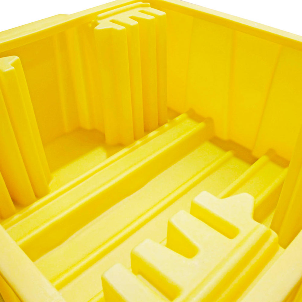 BB1D Stackable IBC Spill Pallet Bund with Integral Dispensing Area - Suitable for 1 x 1000ltr IBC Unit Spill Pallet > IBC Storage Tank > Spill Containment > Spill Control > Romold > One Stop For Safety