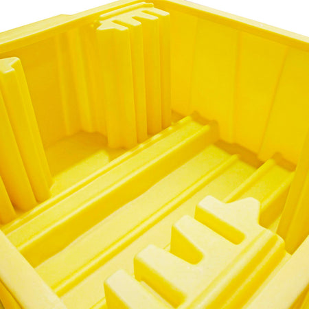 BB1D Stackable IBC Spill Pallet Bund with Integral Dispensing Area - Suitable for 1 x 1000ltr IBC Unit Spill Pallet > IBC Storage Tank > Spill Containment > Spill Control > Romold > One Stop For Safety