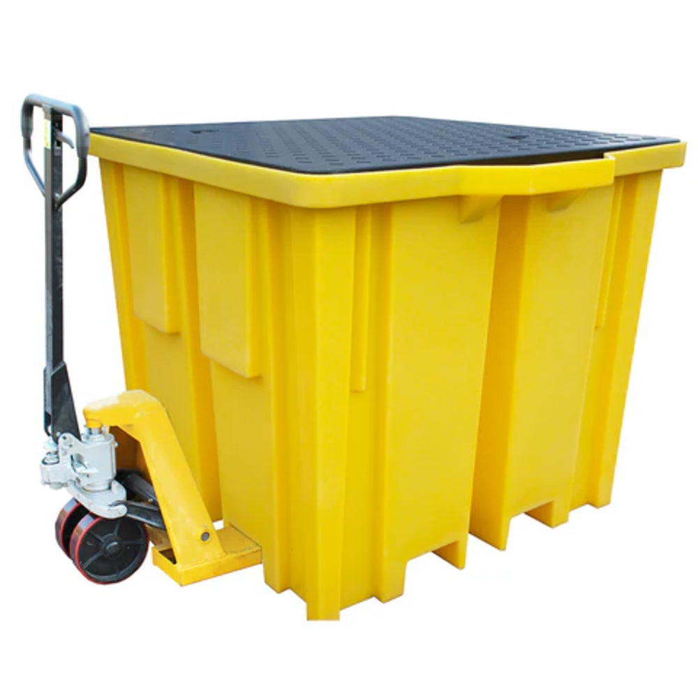 BB1FW IBC Spill Pallet Bund with 4-way entry - Suitable for 1 x 1000ltr IBC Unit Spill Pallet > IBC Storage Tank > Spill Containment > Spill Control > Romold > One Stop For Safety