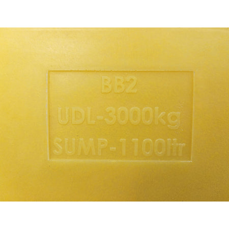 BB2 IBC Spill Pallet Bund with Removable Grid - Suitable for 2 x 1000 Litre IBC Unit Spill Pallet > IBC Storage Tank > Spill Containment > Spill Control > Romold > One Stop For Safety   