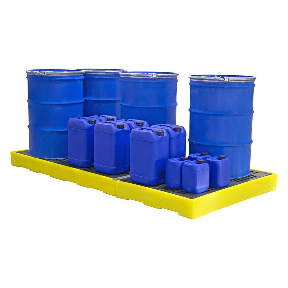 BF6 Bund Spill Deck Flooring with Removable Grids & 300 Litre Sump Capacity - Suitable for 6 x 205ltr drums Spill Pallet > Bunded Spill Deck > Spill Containment > Spill Control > Romold > One Stop For Safety   