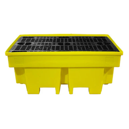 BP2FW 2 Drum Spill Pallet with Removable Grid & 4-way Fork Lift Access - Suitable for 2 x 205 Litre Drums Spill Pallet > Drum Spill Pallet > Spill Containment > Spill Control > Romold > One Stop For Safety