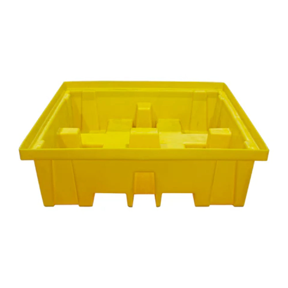 BP4FW 4 Drum Spill Pallet with Removable Grids & 4-way Fork Lift Access - Suitable for 4 x 205 Litre Drums Spill Pallet > Drum Spill Pallet > Spill Containment > Spill Control > Romold > One Stop For Safety