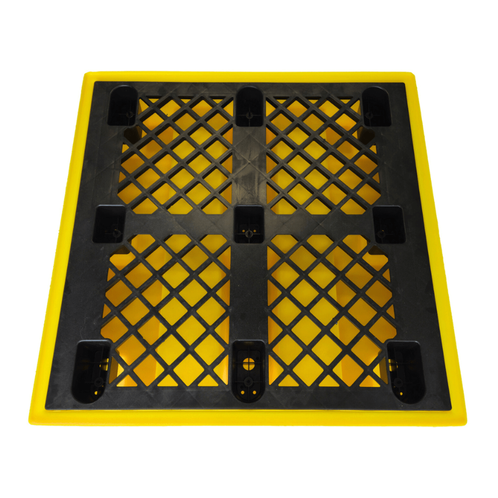 BP4L 4 Drum Spill Pallet Low Profile with Removable Grids - Suitable for 4 x 205 Litre Drums Spill Pallet > Drum Spill Pallet > Spill Containment > Spill Control > Romold > One Stop For Safety   