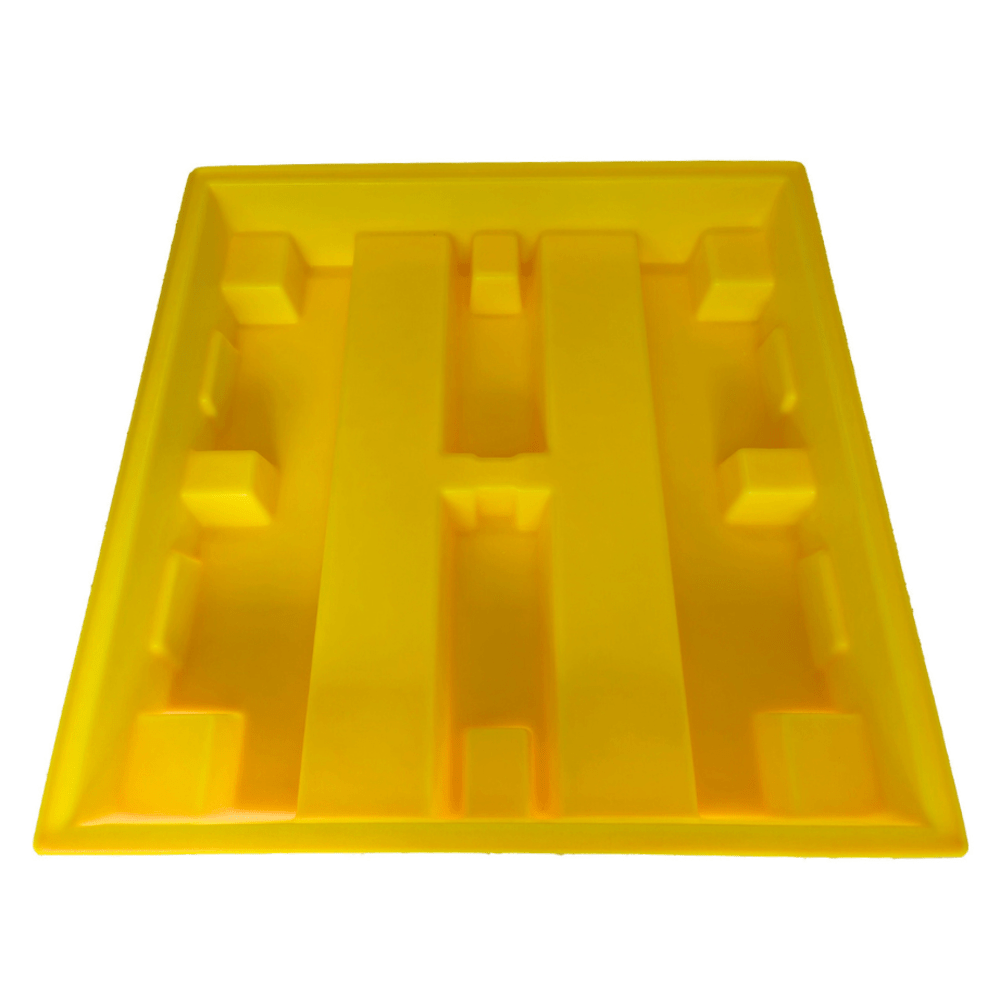 BP4L 4 Drum Spill Pallet Low Profile with Removable Grids - Suitable for 4 x 205 Litre Drums Spill Pallet > Drum Spill Pallet > Spill Containment > Spill Control > Romold > One Stop For Safety   