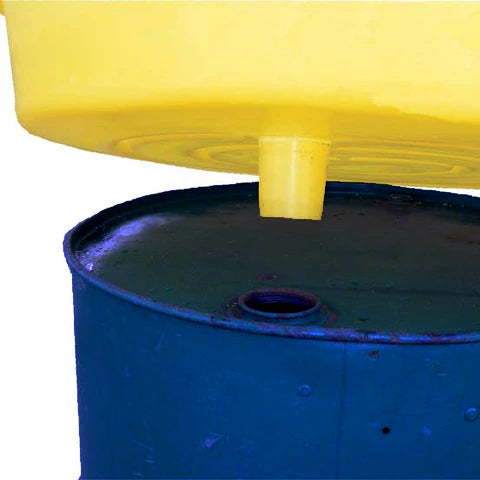 BT75 Drum Top Tray with Spout & Debris Strainer Funnel for 205ltr Drums Spill Pallet > Drum Storage > Spill Containment > Spill Control > Romold > One Stop For Safety