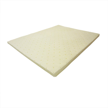 Pack of 10 Chemical Absorbent Pads 400mm X 500mm Yellow - 8 Litre Spill Pallet > Absorbents > Spill Containment > Spill Control > Romold > One Stop For Safety   
