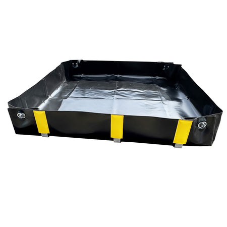 Compact Portable Spill Bund with 562 Litre Capacity - 1500x1500x250mm Portable Collapsible > Bund > Spill Containment > Spill Control > Romold > One Stop For Safety