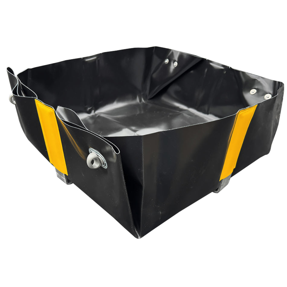 Compact Portable Spill Bund with 90 Litre Capacity - 600x600x250mm Portable Collapsible > Bund > Spill Containment > Spill Control > Romold > One Stop For Safety
