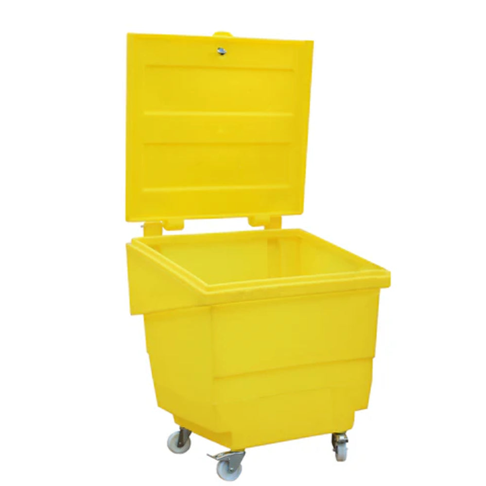 GPSC2W General Purpose Storage Container on Wheels with Loose lid, Lock & Hinge. - 250 Litre Capacity Spill Pallet > Storage Bine > Spill Containment > Spill Control > Romold > One Stop For Safety