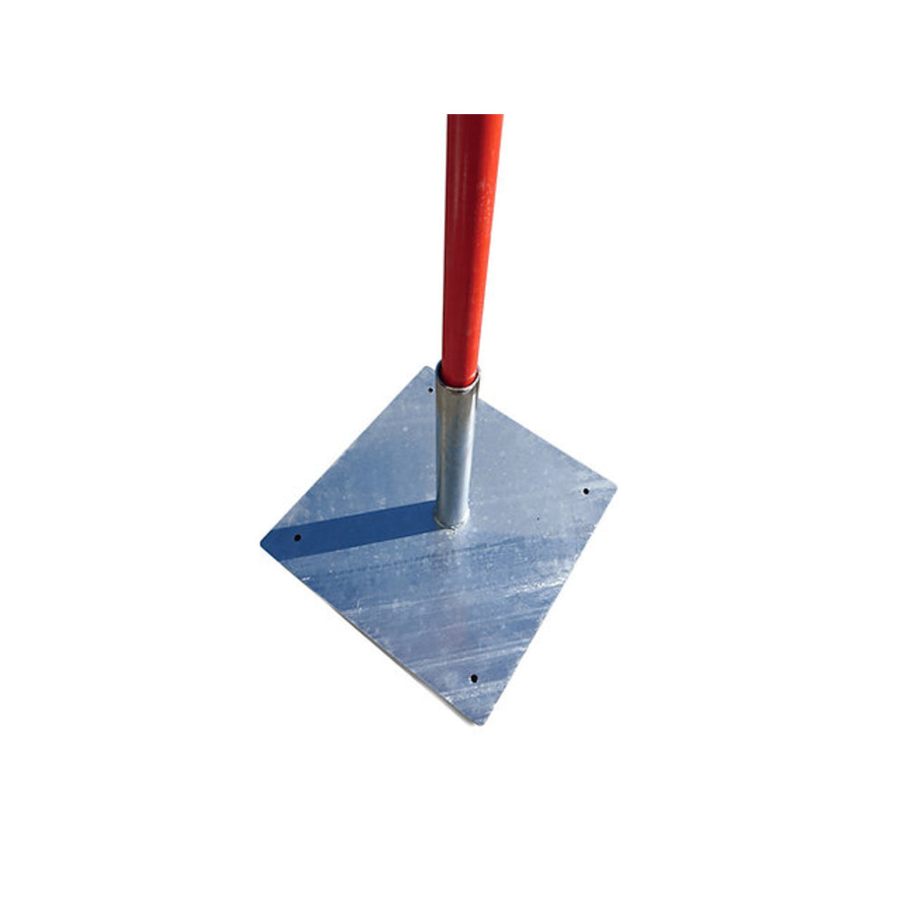 GS6 Guardian Cantilever Barrier Kit 5 with Red & White Pole, Steel Bas ...