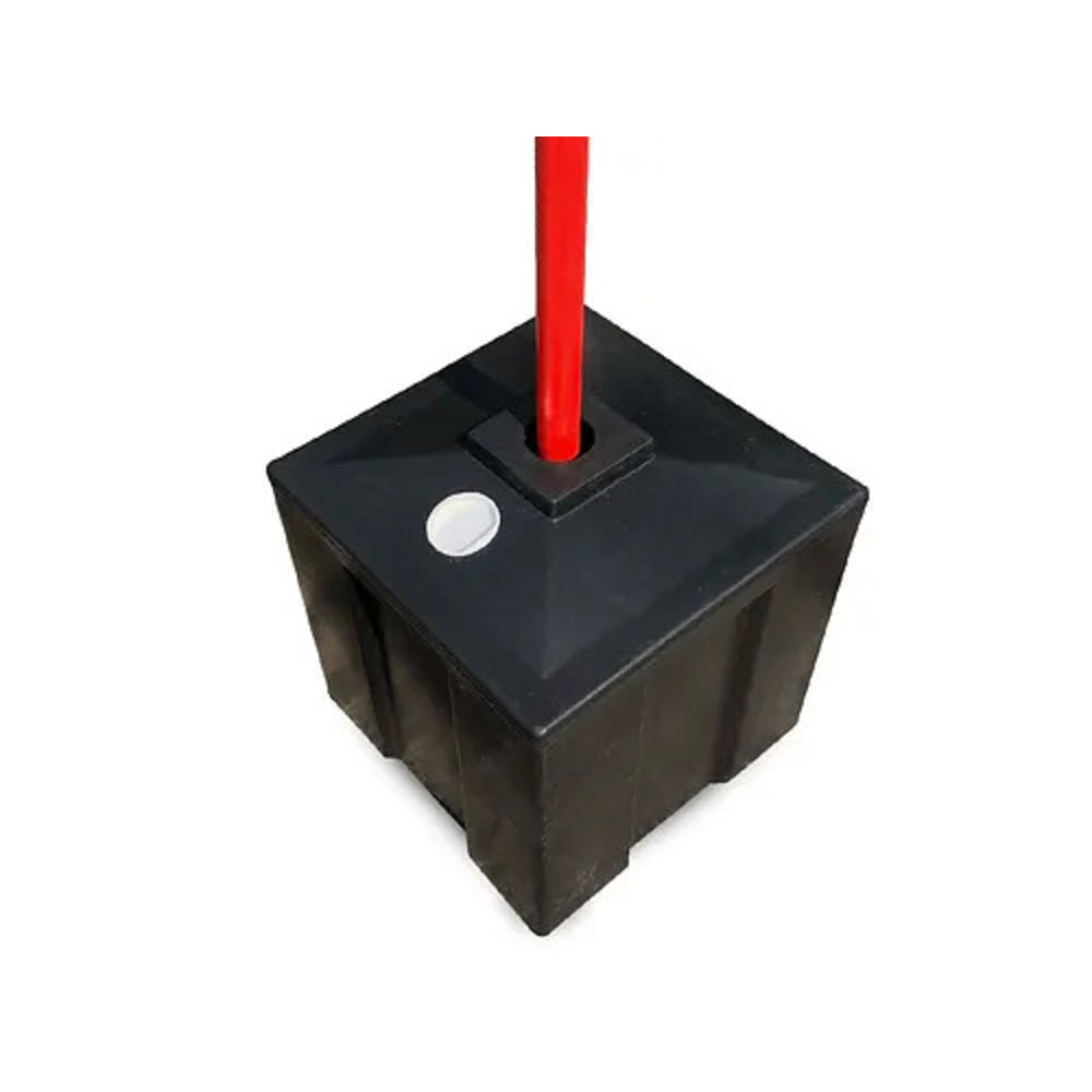 GS6 Guardian Cantilever Barrier Kit 6 with Red & White Pole, Ballast B ...