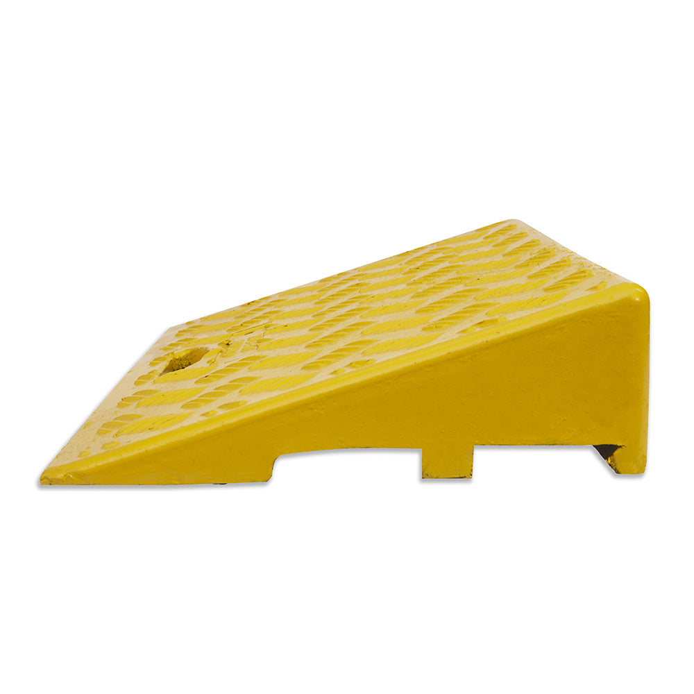 Heavy Duty 100mm High Kerb Ramp in Yellow with Carry Handle - Pack of 4 Kerb Ramps > Wheelchair Ramps > Entrance Ramps > Car Park > Traffic > One Stop For Safety   