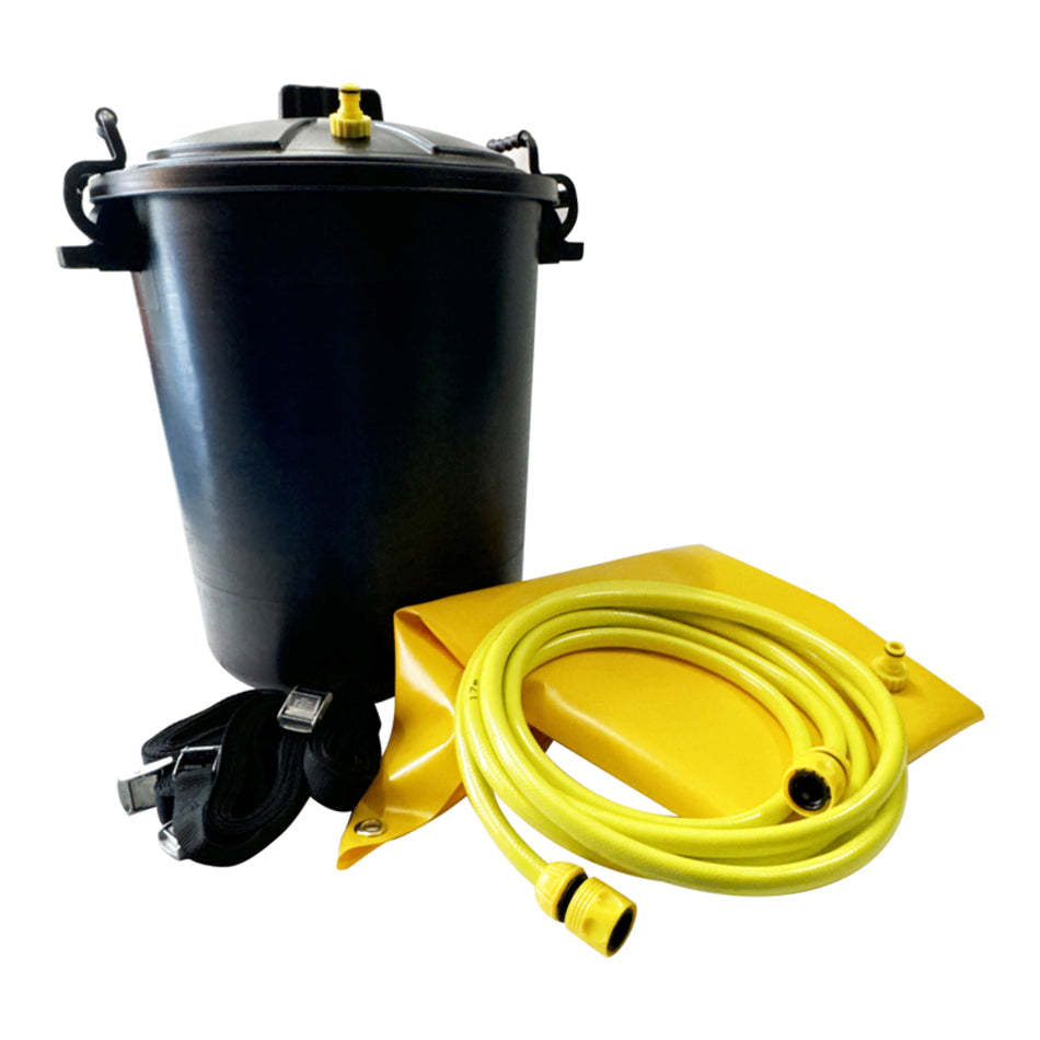 Ceiling Leak Diverter Kit with 50 Litre Bin and Canopy 1000x1000mm Leak Diverter Kits > Cleaning > Leaks > Floods > Site Maintenance > One Stop For Safety