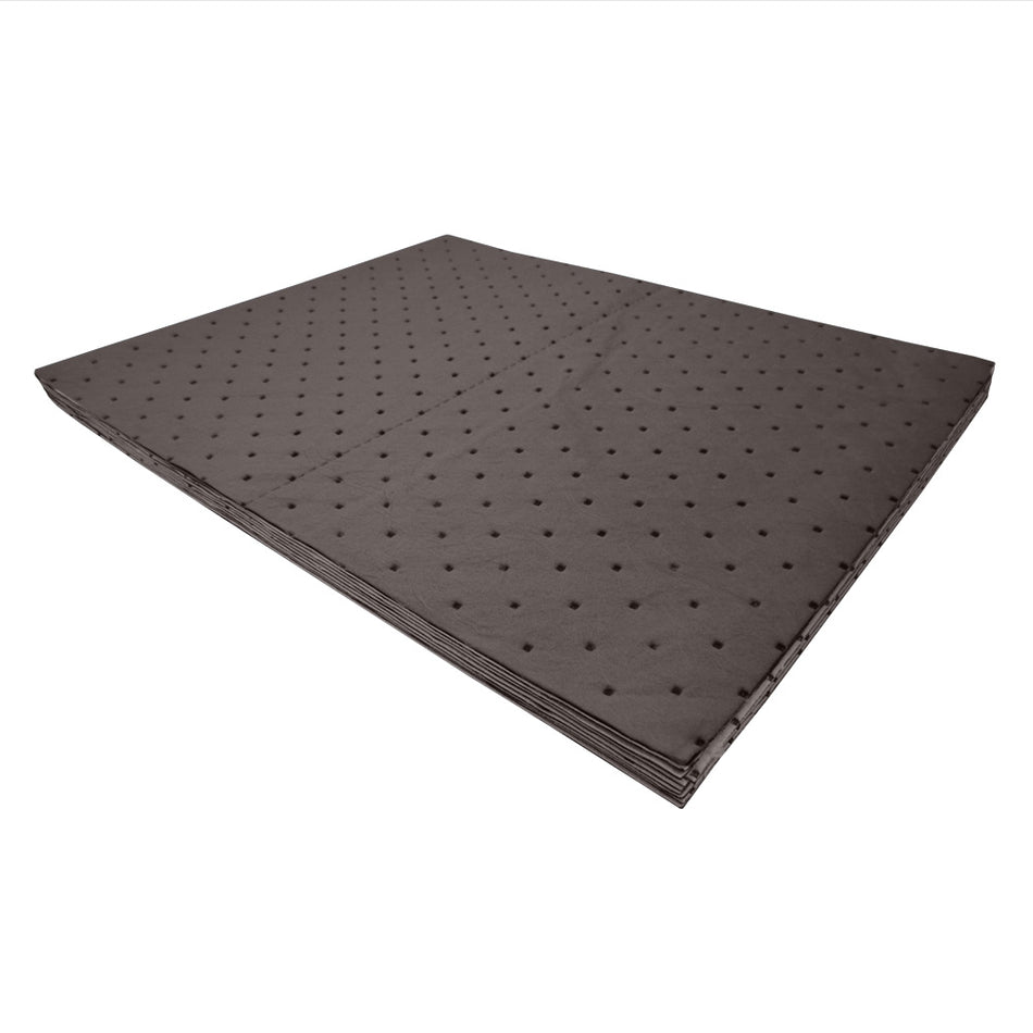 Pack of 10 Maintenance Absorbent Pads 400mm X 500mm Grey - 8 Litre Spill Pallet > Absorbents > Spill Containment > Spill Control > Romold > One Stop For Safety   