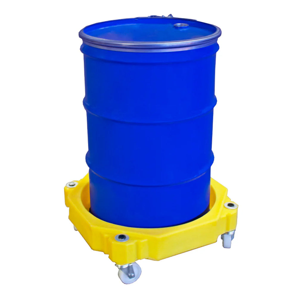 PDD Bund Poly Trolley with Wheels - Suitable for 1 x 205 Litre Drum Spill Pallet > Trolley > Spill Containment > Spill Control > Romold > One Stop For Safety