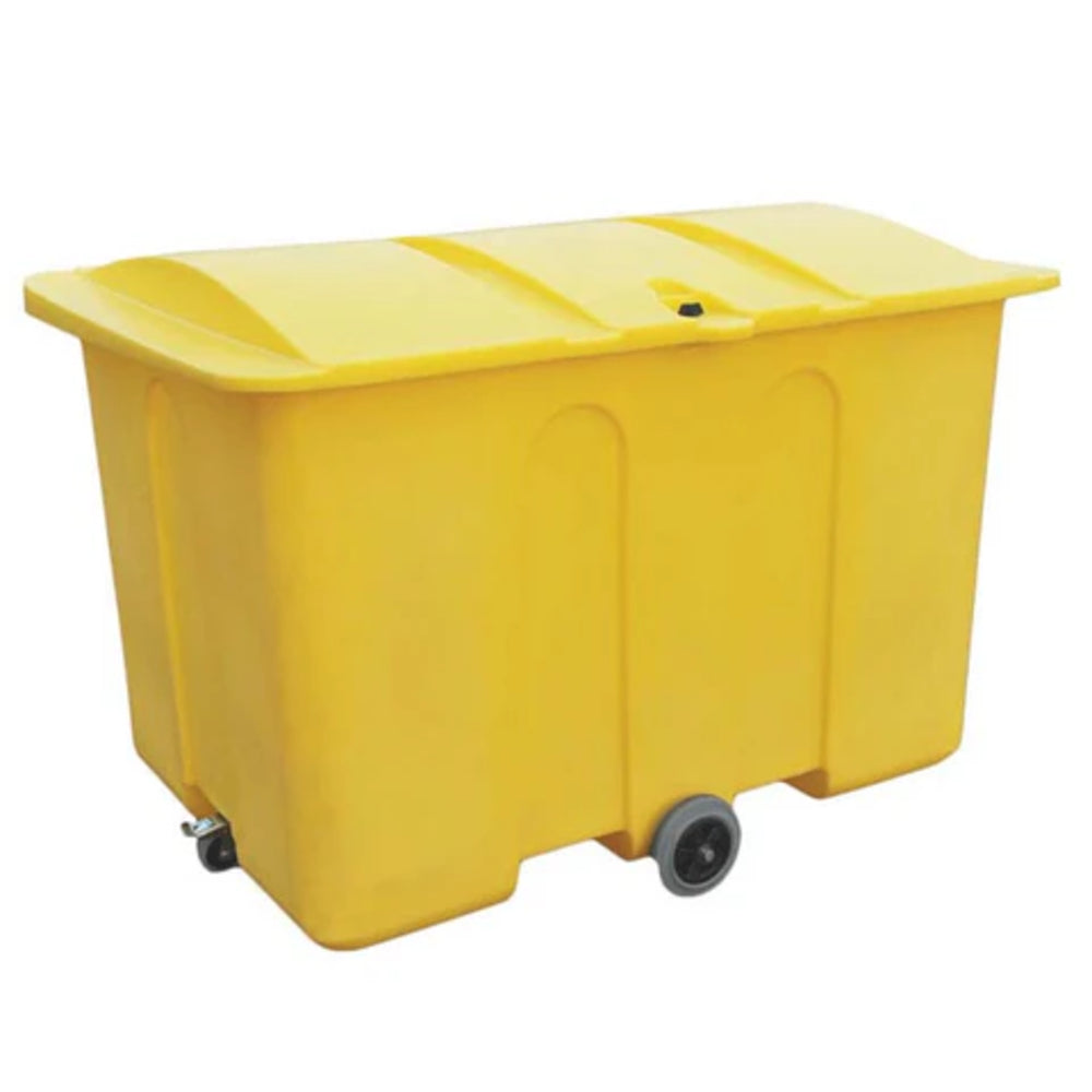 PSB3W Poly Storage Bin on Wheels with Loose Lid, Lock & Hinge - 1400 Litre Capacity Spill Pallet > Storage Bine > Spill Containment > Spill Control > Romold > One Stop For Safety