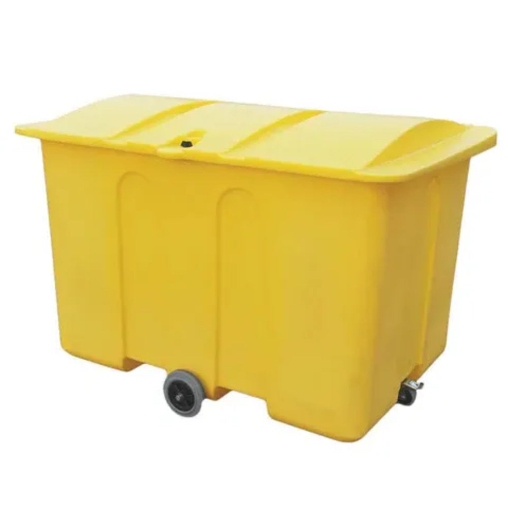 PSB3W Poly Storage Bin on Wheels with Loose Lid, Lock & Hinge - 1400 Litre Capacity Spill Pallet > Storage Bine > Spill Containment > Spill Control > Romold > One Stop For Safety