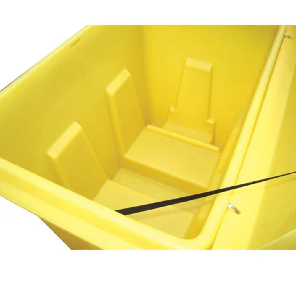 PSB3W Poly Storage Bin on Wheels with Loose Lid, Lock & Hinge - 1400 Litre Capacity Spill Pallet > Storage Bine > Spill Containment > Spill Control > Romold > One Stop For Safety