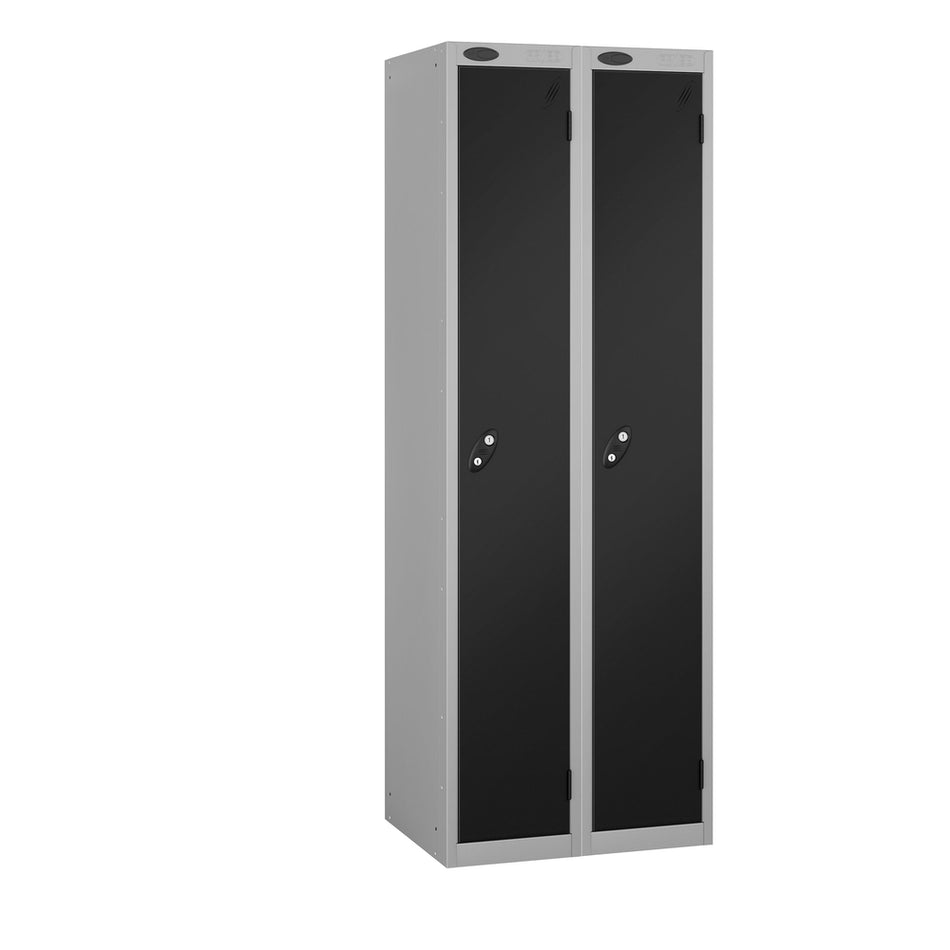 PROBEBOX STANDARD 2 NEST STEEL LOCKERS - JET BLACK 1 DOOR Storage Lockers > Lockers > Cabinets > Storage > Probe > One Stop For Safety   