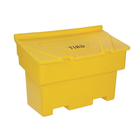 200 Litre Heavy Duty Stackable Grit Bin in Yellow with Hinged Lid Grit Bin > Winter > De-Icing Salt One Stop For Safety   