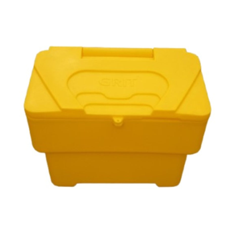 115 Litre Heavy Duty Stackable Grit Bin in Yellow Grit Bin > Winter > De-Icing Salt One Stop For Safety