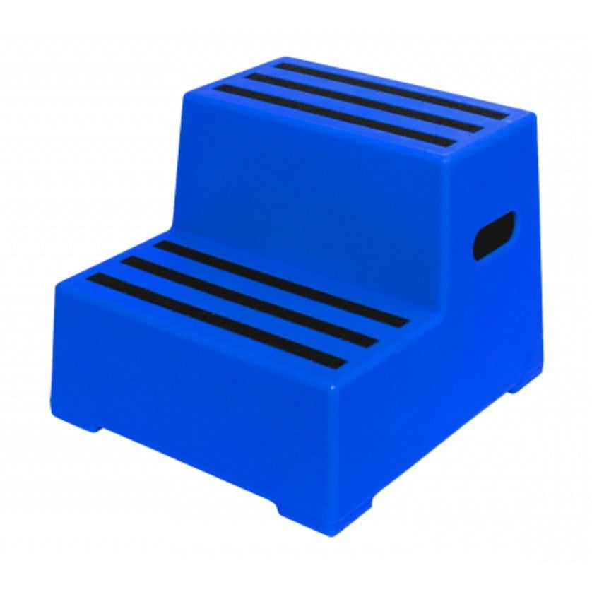 RW0102B Heavy Duty Premium Safety Steps in Blue - 2 Step – One Stop For ...