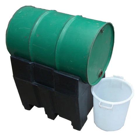 SBS Multi Size Bund Cradle Unit - Suitable for 2 x 205 Litre Drums - Suitable for 25, 50, 100, & 205 Litre Drums Spill Pallet > Drum Storage > Spill Containment > Spill Control > Romold > One Stop For Safety