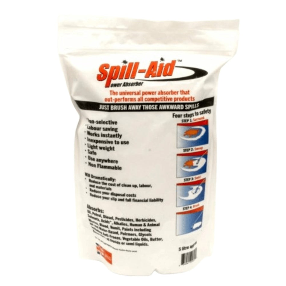 5 Litre Spill Aid Loose Absorbent Powder Granules - Pallet of 192 Bags Spill Pallet > Absorbents > Spill Containment > Spill Control > Romold > One Stop For Safety   