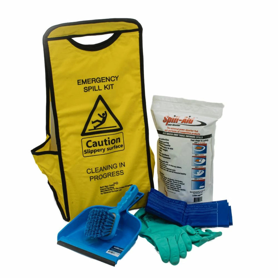 The Spill Aid Spill Caddy Kit, Complete with Spill Aid Granules Spill Pallet > Absorbents > Spill Containment > Spill Control > Romold > One Stop For Safety   