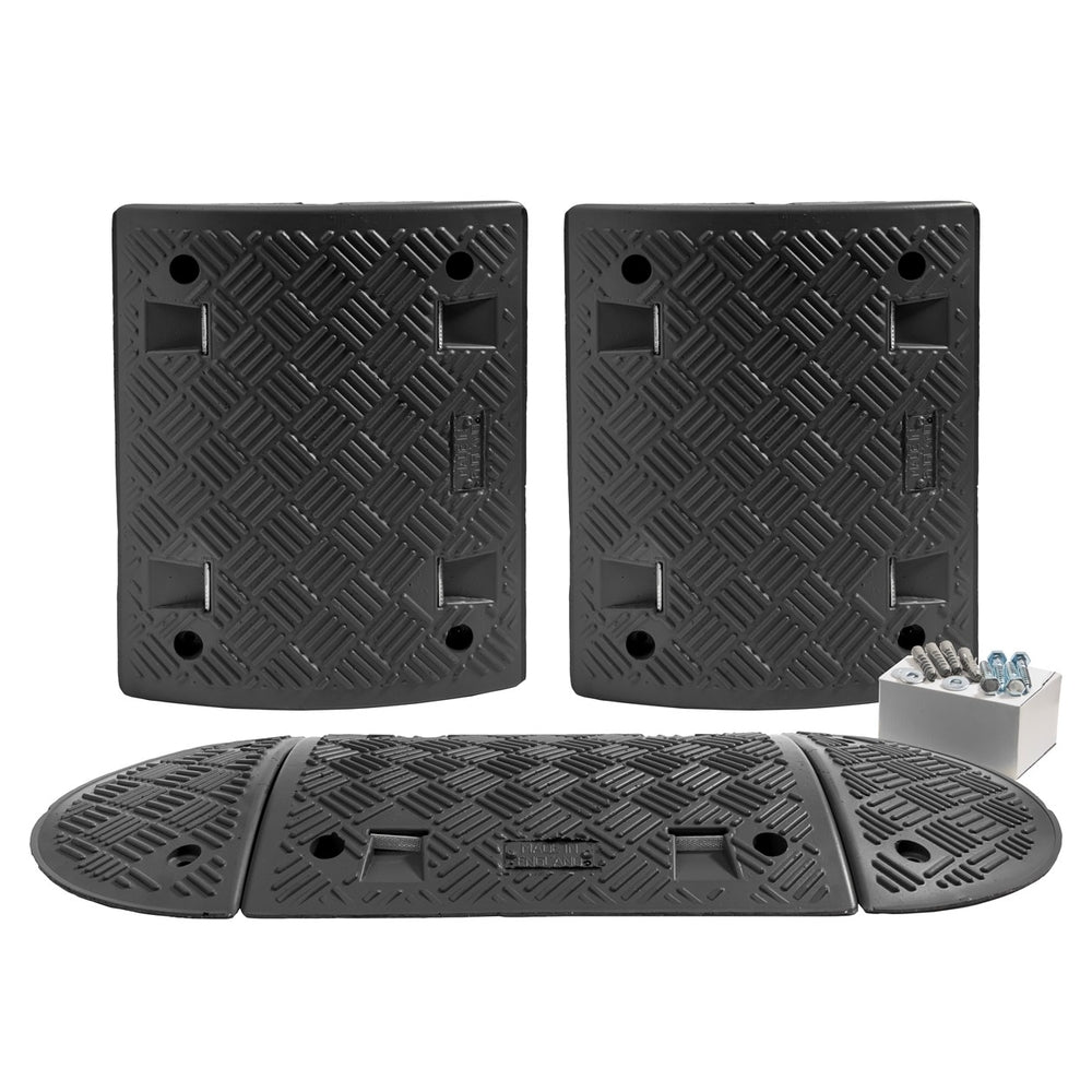Speed Ramp in Black with 50mm Heavy Duty Sections - 2m Complete Kit ...