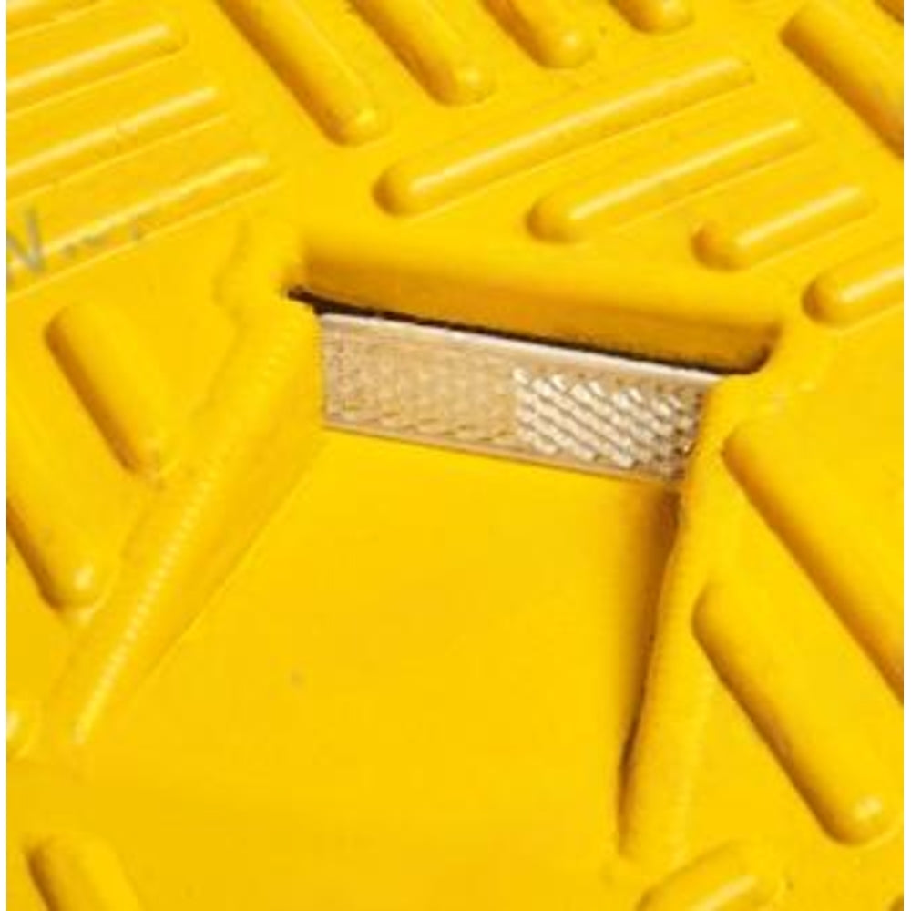 Chevron Yellow Ramp Speed Ramp in Yellow & Black with 50mm Heavy Duty Sections - 8m Comple ...