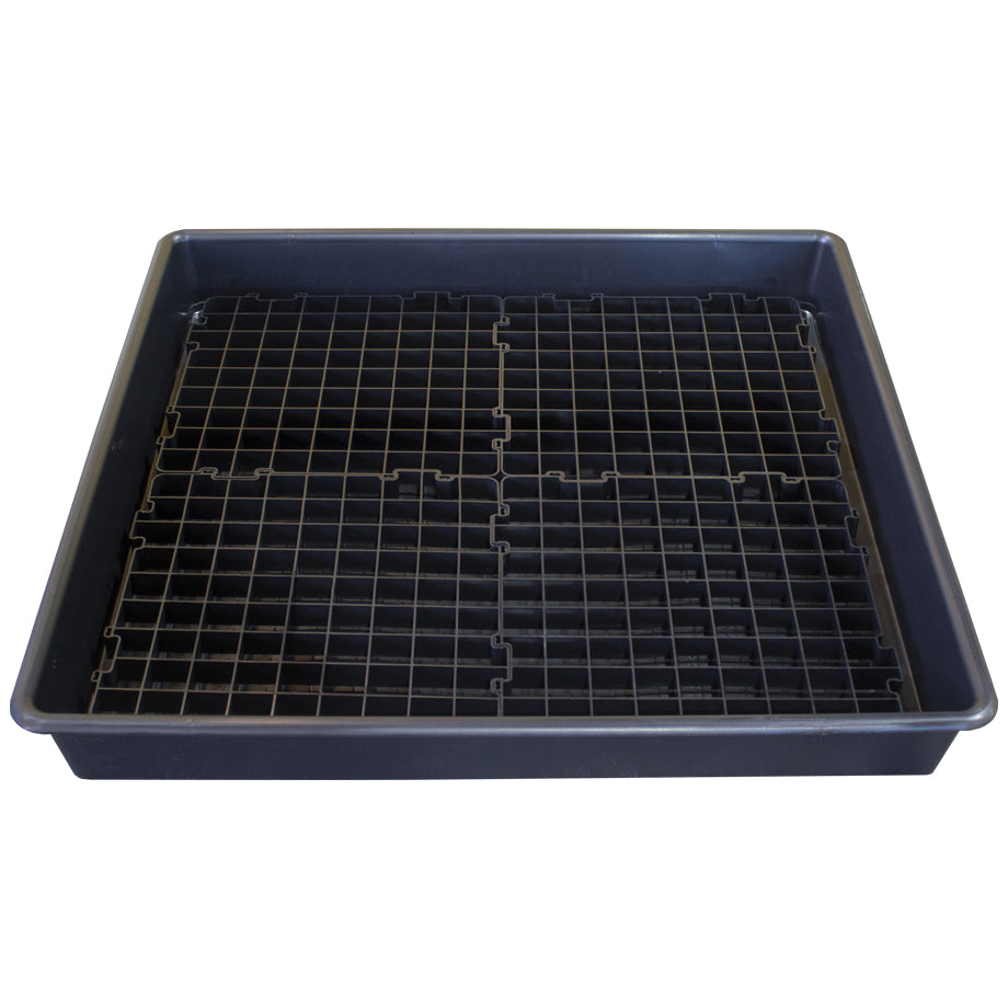 100 Litre Drip Tray with Removable Mesh Grids - TT100G Spill Tray Spill Tray > Drip Tray > Spill Containment > Spill Control > Romold > One Stop For Safety   
