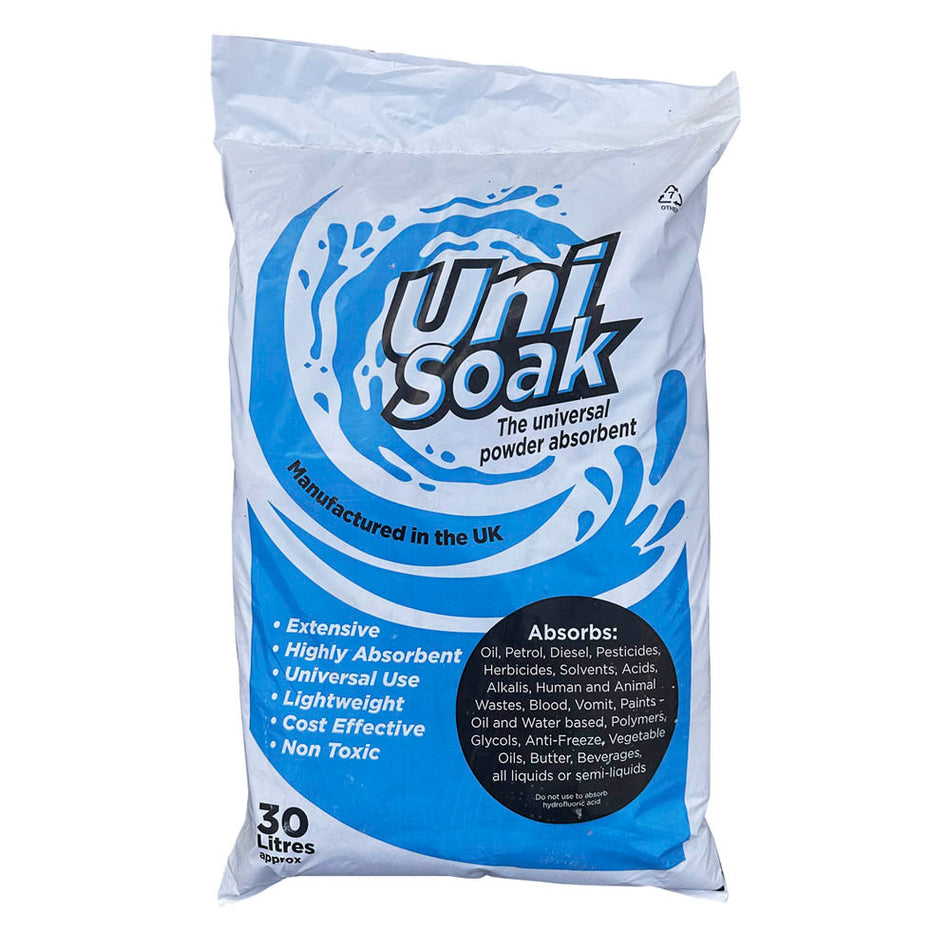 30 Litre UniSoak Universal Absorbent Powder Spill Pallet > Absorbents > Spill Containment > Spill Control > Romold > One Stop For Safety   