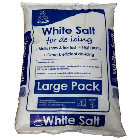 White De-Icing Salt in Large Packs - Pallet of 10 Bags (Quarter Pallet) Grit Bin > Winter > De-Icing Salt One Stop For Safety