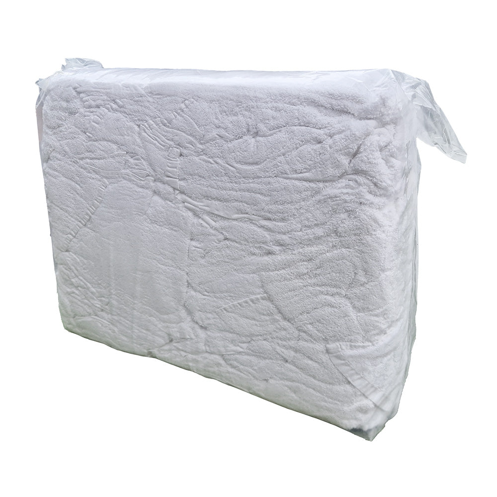 Pallet of 60 White Cotton Towelling Wiping Rags - 8kg – One Stop For Safety