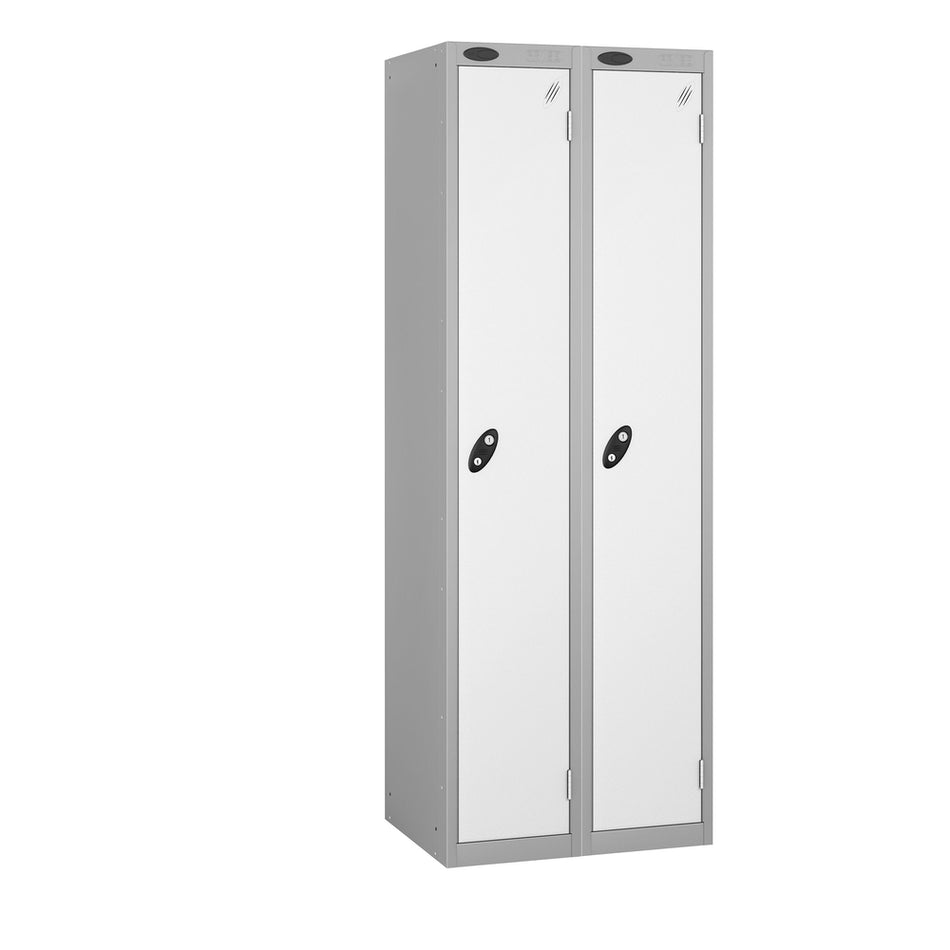 PROBELOW LOW LEVEL 2 NEST STEEL LOCKERS - SMOKE WHITE 1 DOOR Storage Lockers > Lockers > Cabinets > Storage > Probe > One Stop For Safety   